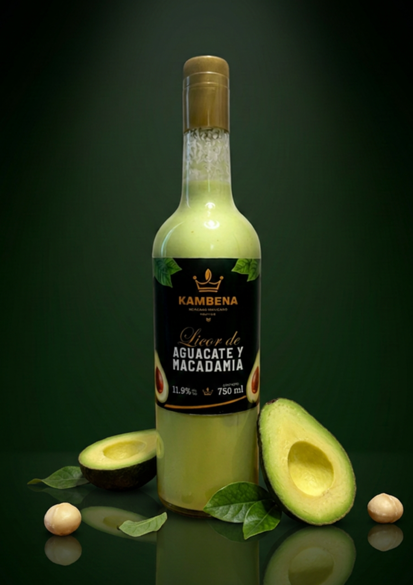 Licor de Macadamia con Aguacate